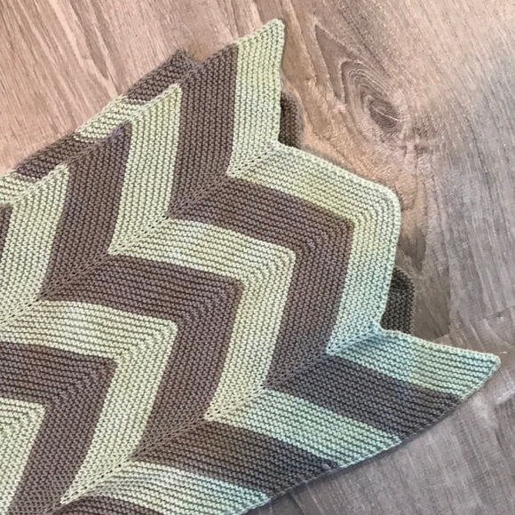 Chevron Knit Scarf - Picture 2 of 2